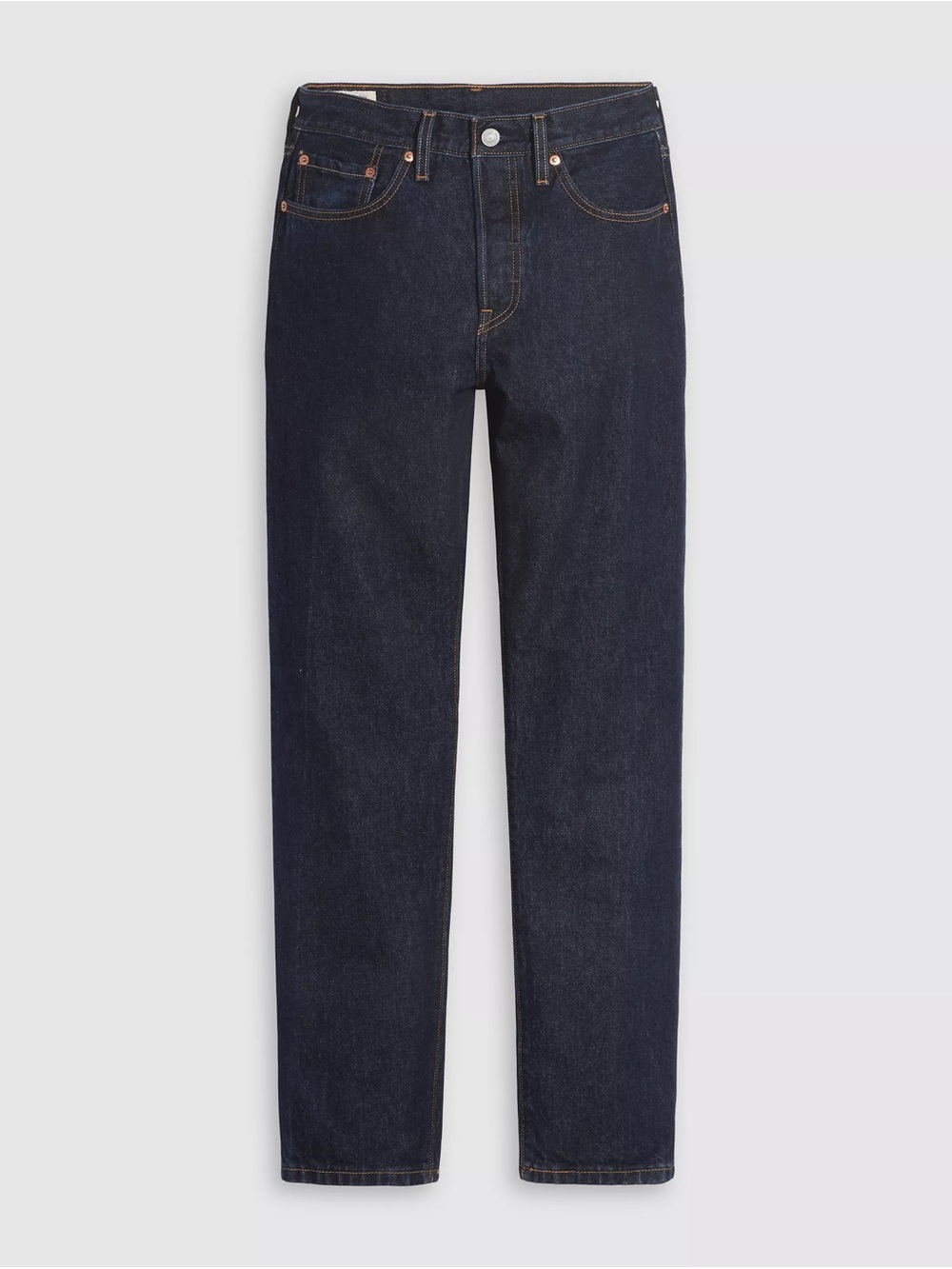 Levi's Women's Straight-Leg 501 Jeans in Dark Blue Denim